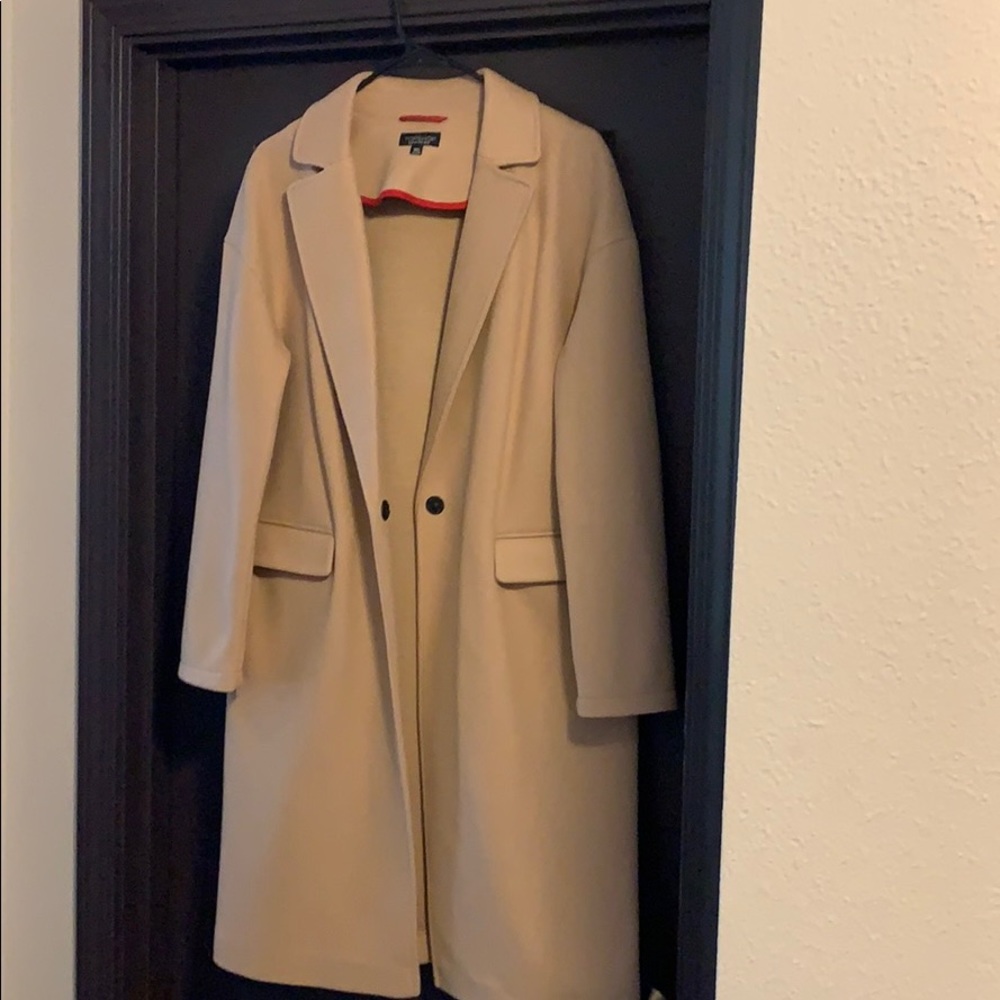 TOPSHOP Lily Knit Midi Coat